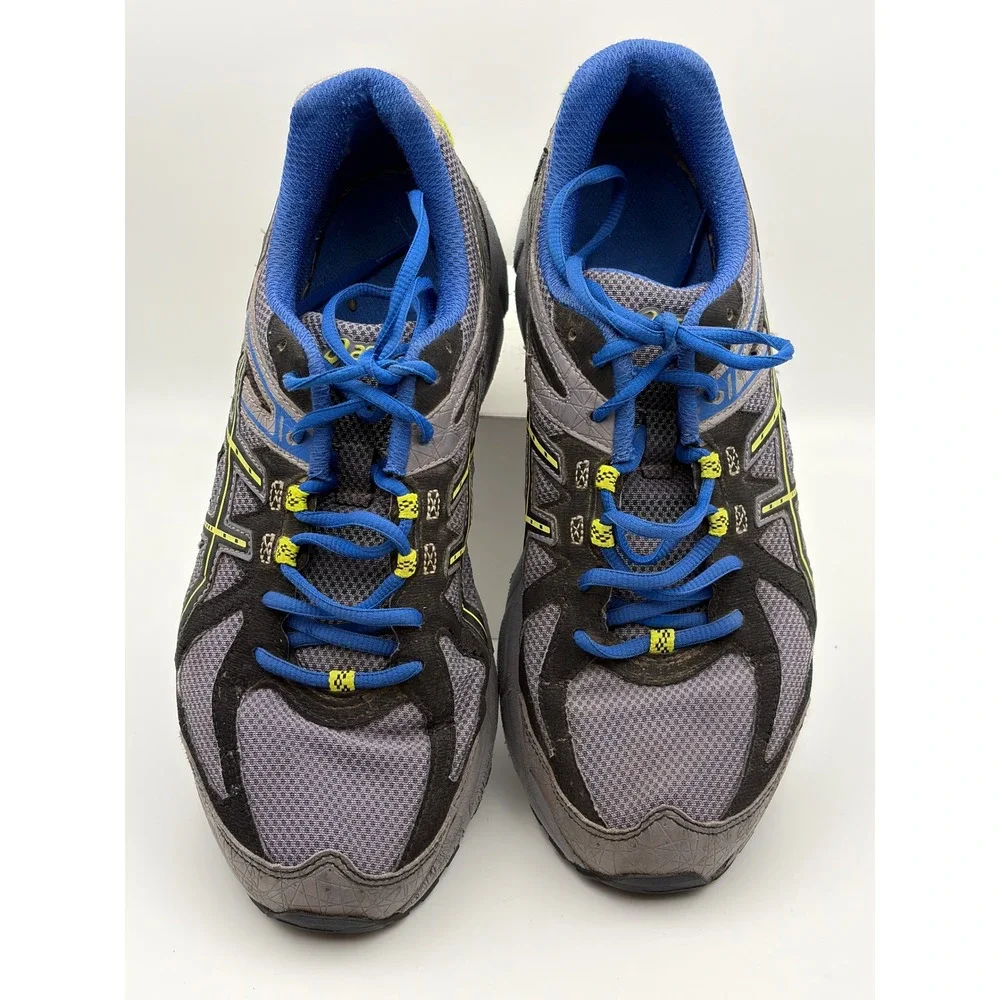 Asics Gel-Sonoma Mens Trail Running Shoes Grey Black Blue T4F2N Size 10.5